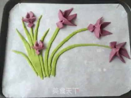 Make Chip orchid cookies step 13