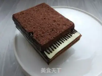 Make Coco Piano Cake step 22