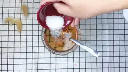 Make Ulong tea and jelly step 3