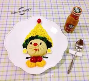 Make Happy clown step 13
