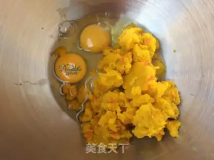 Make Pumpkin toast step 1