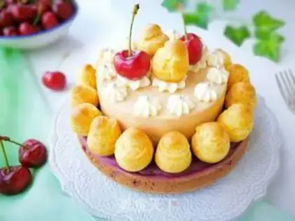 Make Cherry Muss Puffta step 22
