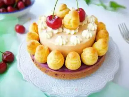 Make Cherry Muss Puffta step 24