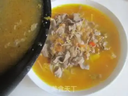 Make Sour soup, fat cow step 12