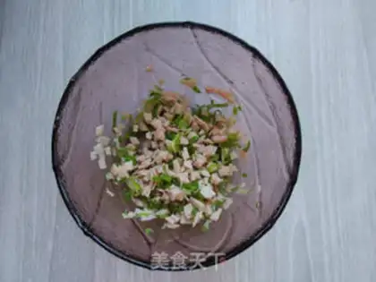 Make Half-cooked ham and marfin step 3