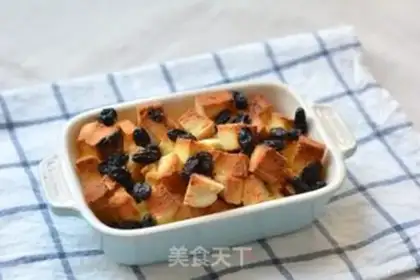 Make Milk toast pudding step 9