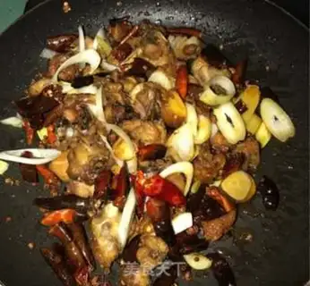 Make Spicy chicken step 6