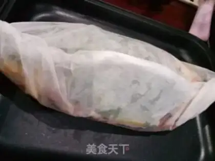 Make Papered fish step 5
