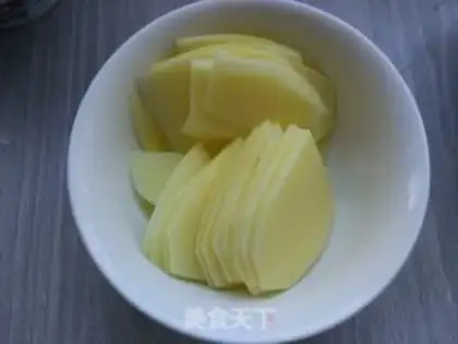 Make Spicy potato chips for a pig step 2