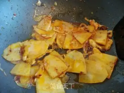 Make Spicy potato chips for a pig step 6