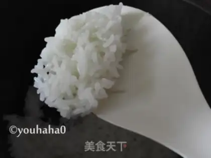 Make Sprayed rice with mushroom carrots step 7