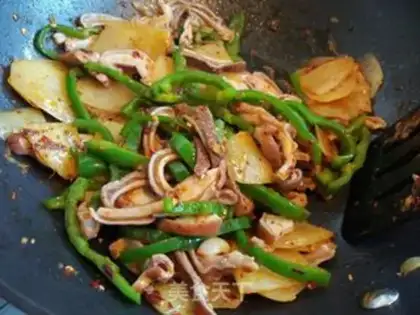 Make Spicy potato chips for a pig step 9