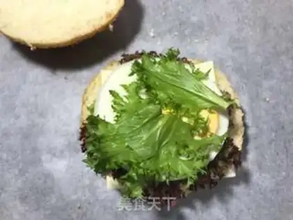 Make Burgers full of eggs step 9