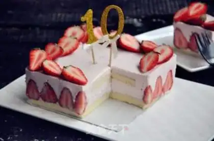 Make Strawberry Moose step 24