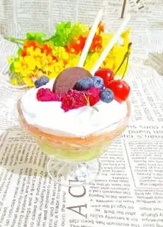 Make Butter fruit cups step 9