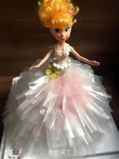 Make Pink Barbie step 24