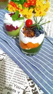 Make Butter fruit cups step 14