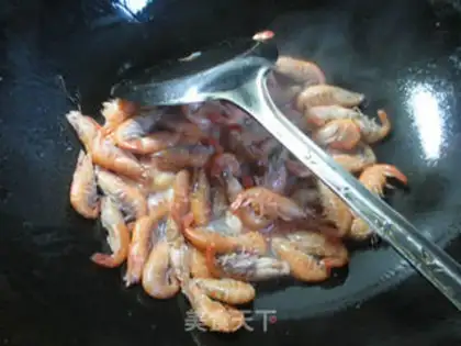Make Snow veal and shrimp step 2