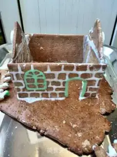 Make The still stone house step 12