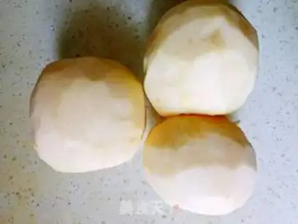 Make Lemon apple sugar step 1