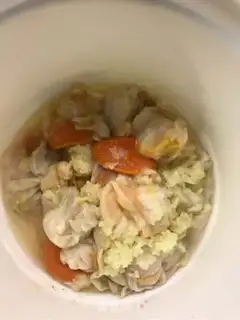 Make Garlic fan dishes step 3