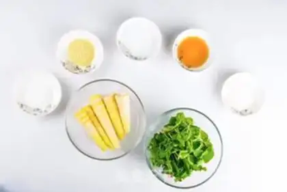 Make ♪ The veggies ♪ step 0
