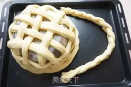 Make Blue rose basket step 20