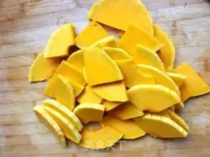 Make Pumpkin rice cake step 4