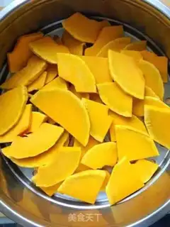Make Pumpkin rice cake step 5