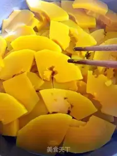 Make Pumpkin rice cake step 6