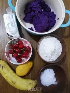Make Potato fruit tower step 0