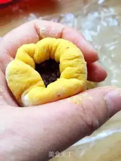 Make Pumpkin rice cake step 14