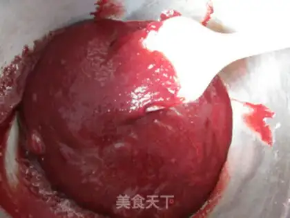 Make Red velvet donut cake step 4