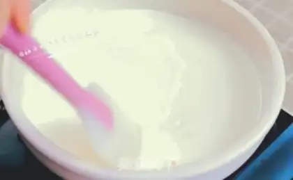 Make A small flamingo milk step 4