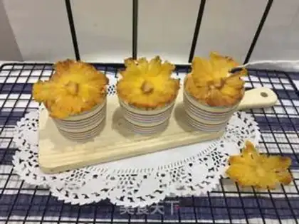 Make Pineapple sunflower step 16
