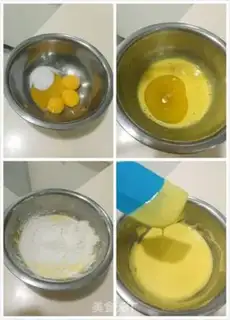 Make Tiger cake roll step 1