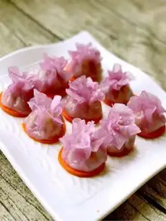 Make Double crystal shrimp dumplings step 14