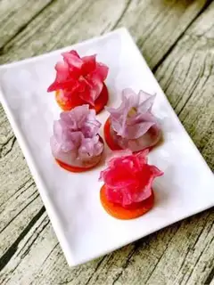 Make Double crystal shrimp dumplings step 16