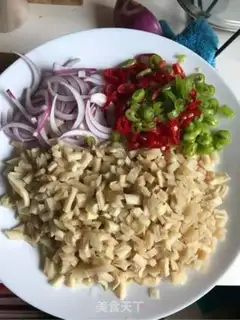Make radish and fried meat step 2