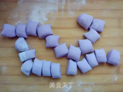 Make Purple rose buns step 8