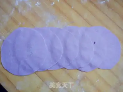 Make Purple rose buns step 9