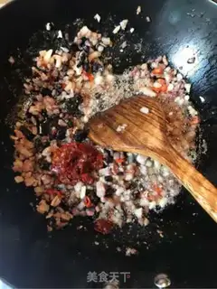 Make radish and fried meat step 6