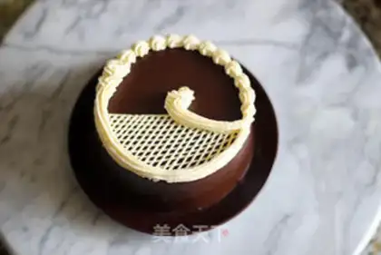 Make Chocolate lace basket step 12