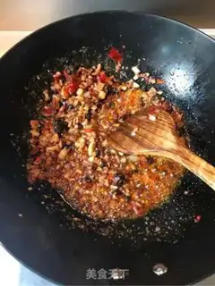 Make radish and fried meat step 7