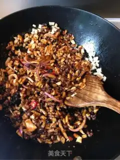 Make radish and fried meat step 9