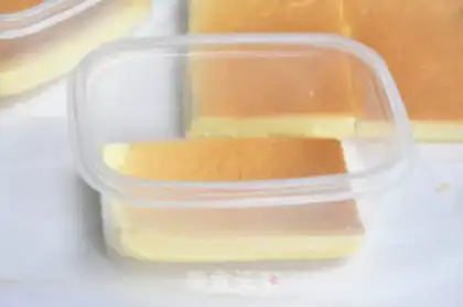 Make Bean box cake step 18
