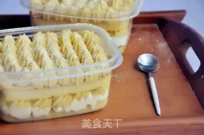 Make Bean box cake step 22