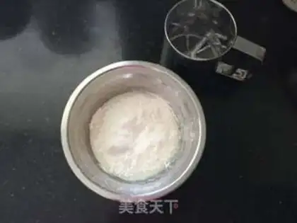 Make Pink pudding cake step 2