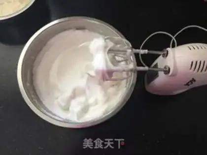 Make Pink pudding cake step 4