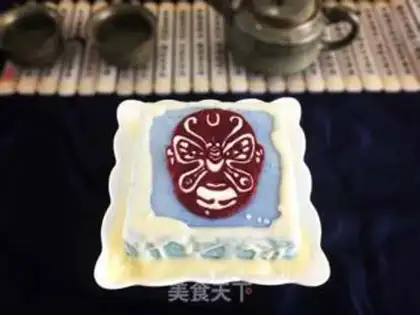 Make "Kyoto Facebook mousse cake." step 2